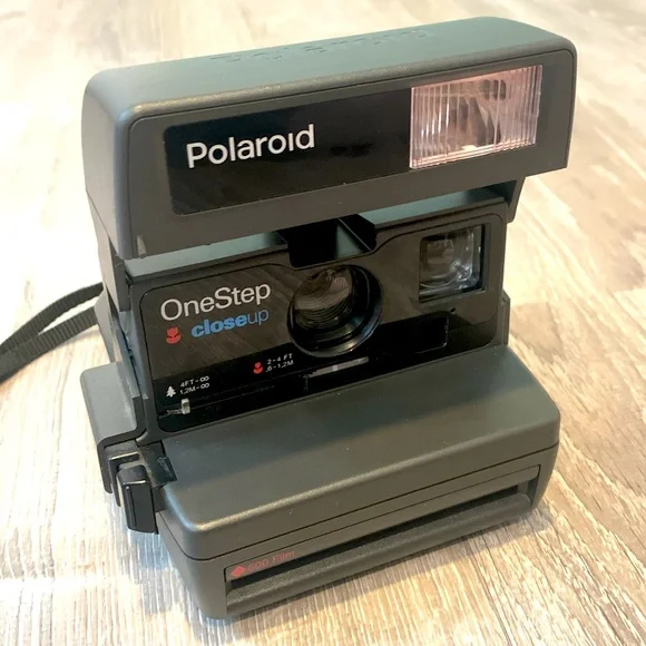 Vintage Polaroid Camera One Step Close Up